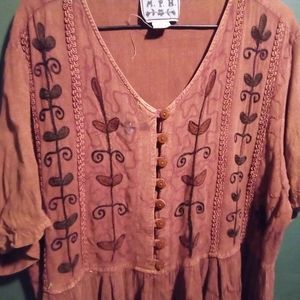 M.P.H.Boho Tunic/Mini Dress 2x